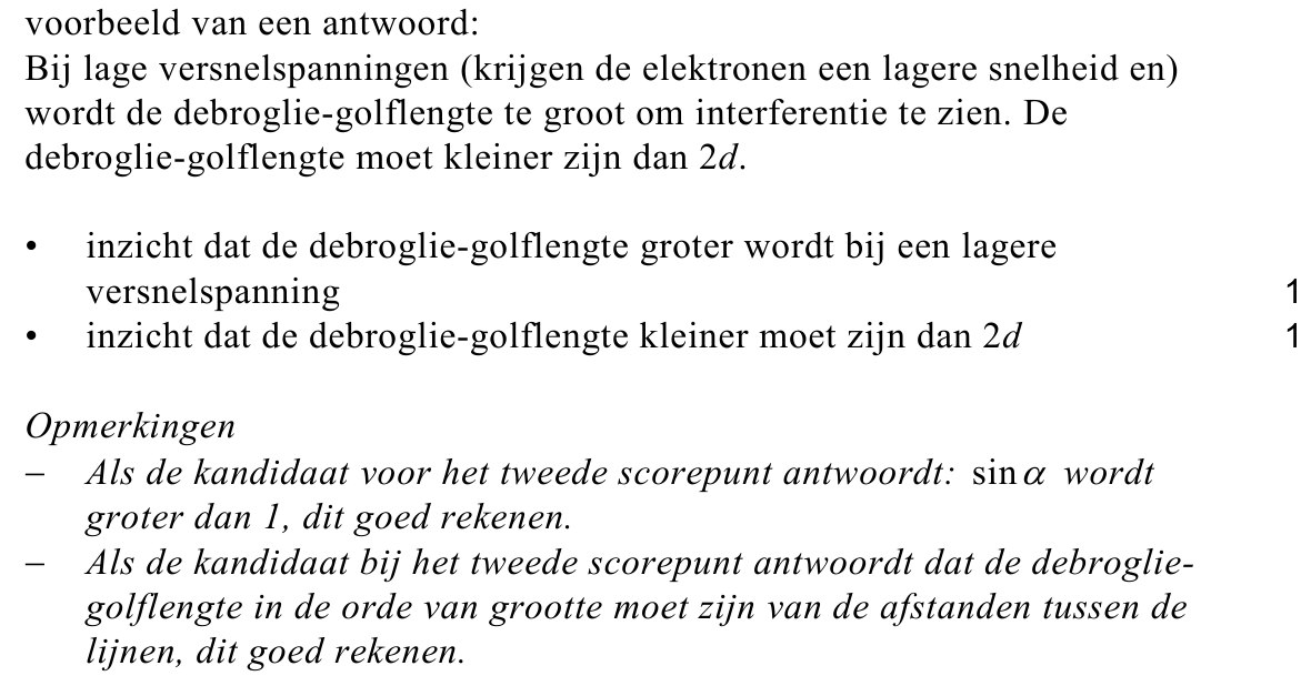 beoordelingsmodel vraag 19