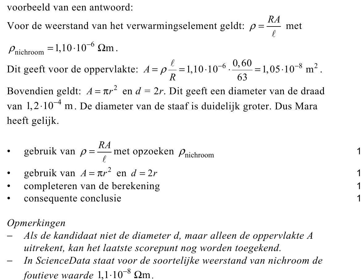 beoordelingsmodel vraag 8
