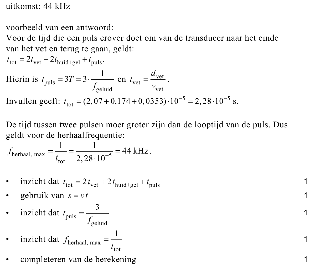 beoordelingsmodel vraag 22